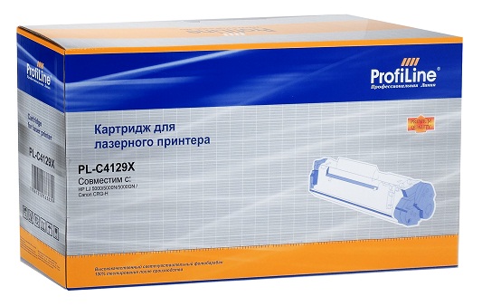 Картридж ProfiLine PL-C4129X для принтеров HP LJ 5000/5000N/5000GN/5100/5100SE/5100LE/CANON LBP-62X/CRG-H 10000 копий ProfiLine PL_C4129X