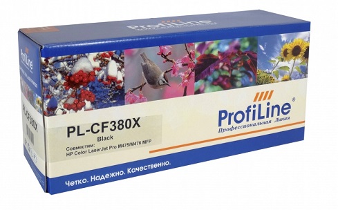 Картридж ProfiLine PL-CF380X для принтеров HP Color LaserJet Pro M475/M476 MFP Black 4400 копий  ProfiLine PL_CF380X_BK