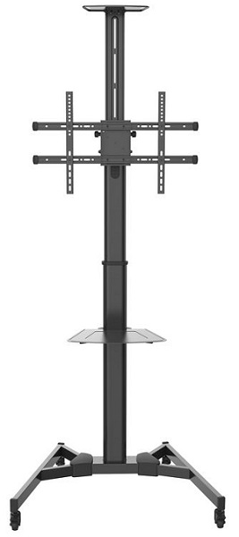 Стойка мобильная Digis DSM-P164C для ТВ 34"-70", до 50 кг, VESA до 600x400, наклон +10 -10°, высота 1285 - 1605мм