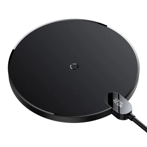 Зарядное устройство беспроводное Baseus CCED000001 Digital LED Gen 2 15W black