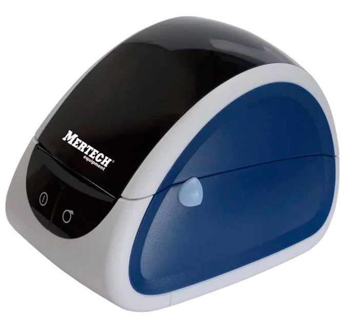 Термопринтер Mertech LP80 EVA 203dpi 100мм/с/USB/RS232 для печ.накл./синий белый Mertech 4586