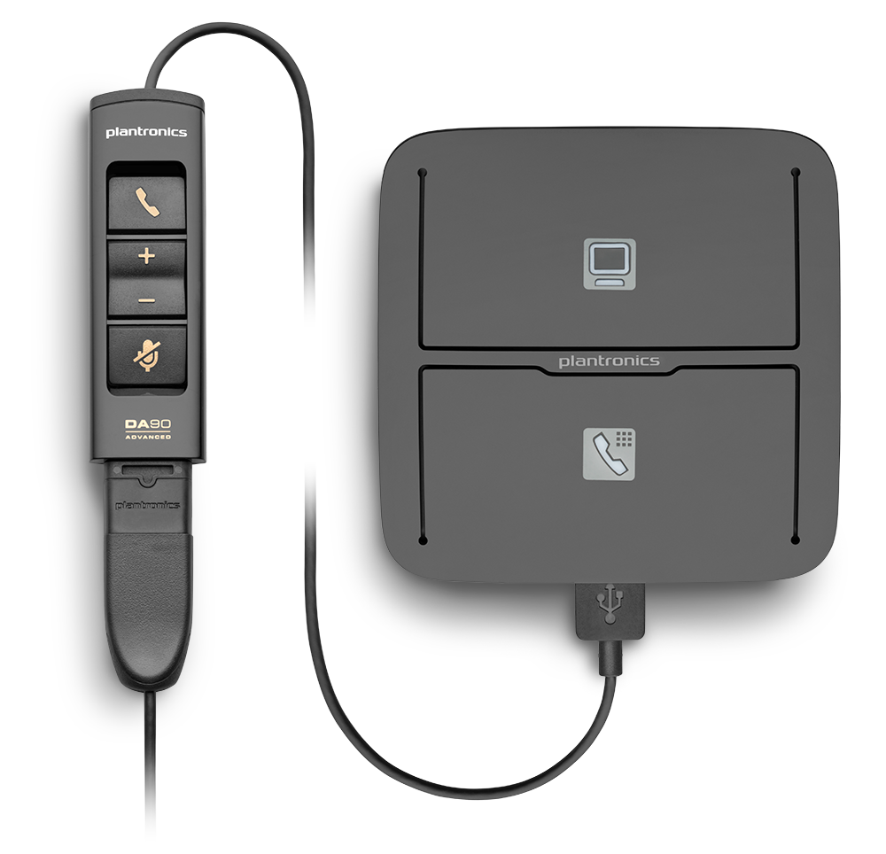 Процессор Plantronics MDA480-QD звуковой для подключения профессиональных гарнитур к ПК и телефону (QD, RJ9, USB) (207414-05) PL-MDA480-QD