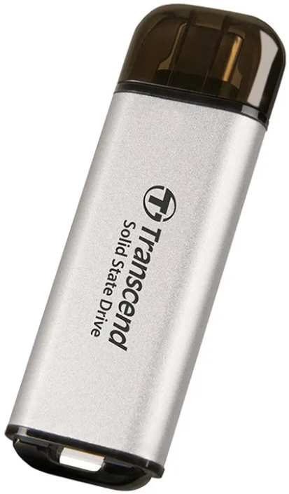 Внешний SSD Transcend TS1TESD300S ESD300S 1TB 1050/950 MB/s серебряный