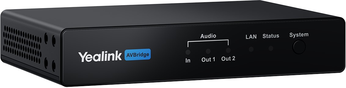 Аудиопроцессор Yealink AVBridge цифровой матричный (4 входа и 4 выхода Dante, DSP, AMS - 2 года)