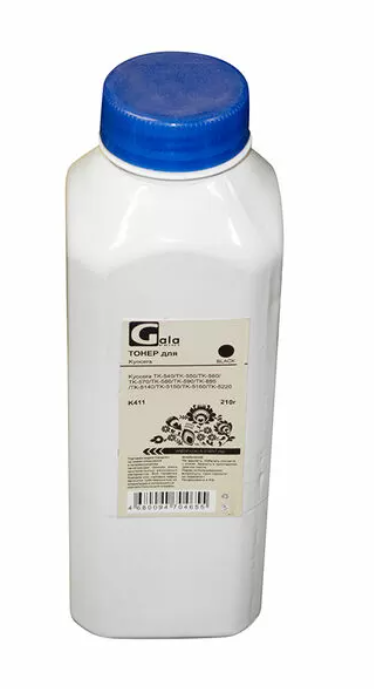 Тонер GalaPrint GP_TNR_U_K411_BK_210_P GP-TK-540/550/560/570/580/590/895/5140/5150/5160/5220/5230/5240/5270/5280/5290/8115 для принтеров Kyocera Mita