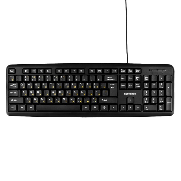 Клавиатура Гарнизон GK-100XL черная, USB Garnizon