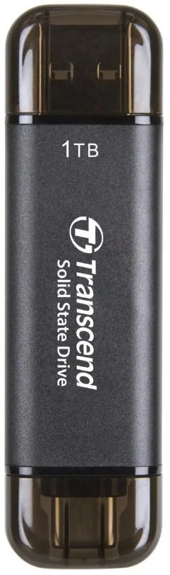 Внешний SSD USB 3.2 Gen 2 Type-C Transcend TS1TESD310C ESD310C 1ТB Type C/А 1050/950MB/s черный