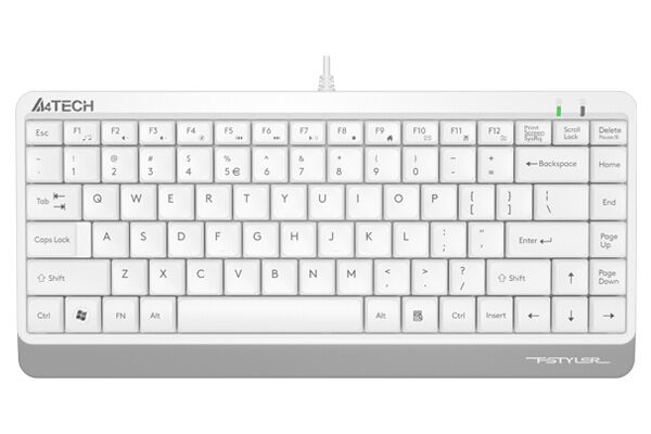 Клавиатура A4Tech Fstyler FK11 белый USB slim (1391318) FK11 USB (WHITE)