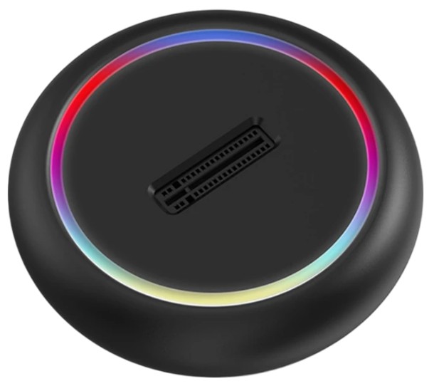 Док-станция ORIENT UHD-524LED для SSD M.2 NVMe, USB 3.2 Type-C, 10 GB/s, UASP, TRIM, подсветка корпуса