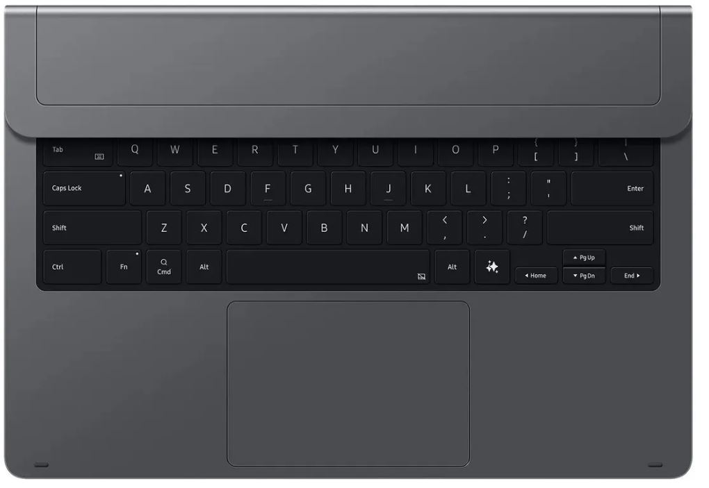 Клавиатура Samsung EF-DX935UJEGRU с тачпадом Pro Keyboard Galaxy Tab S11 Ultra, серый