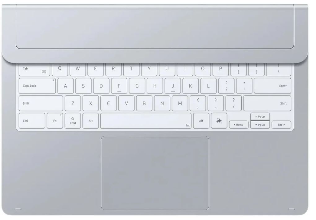 Клавиатура Samsung EF-DX935USEGRU с тачпадом Pro Keyboard Galaxy Tab S11 Ultra, серебристый