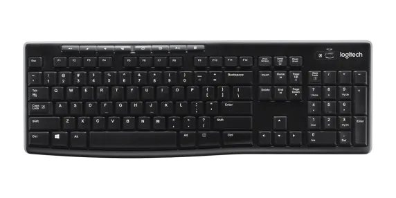 Клавиатура беспроводная Logitech K270 черная, 920-003058