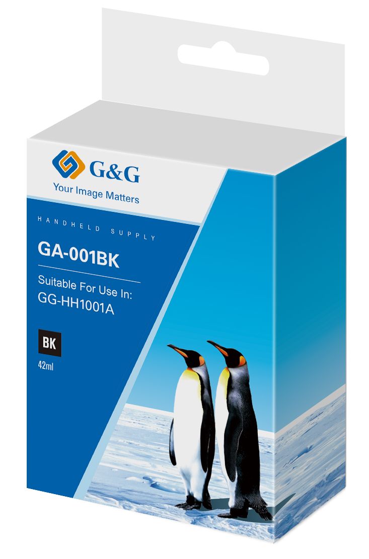 Термопринтер G&G GA-001BK GG black water-based inkjet