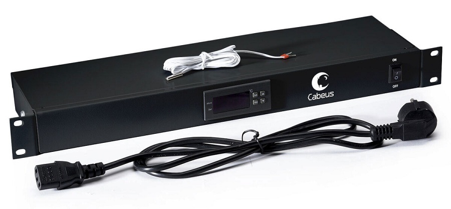 Панель Cabeus JG01-BK микропроцессорная контрольная, цвет черный (RAL 9004)
