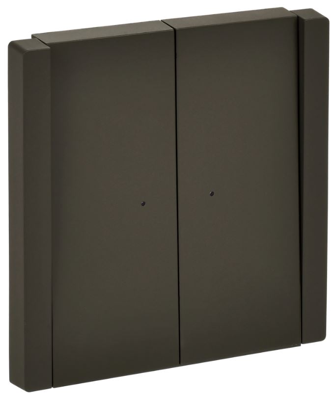 Выключатель двухклавишный с подсветкой IEK FP-V20-1-10-1-K03 FORTE&PIANO 10А FP306 серый