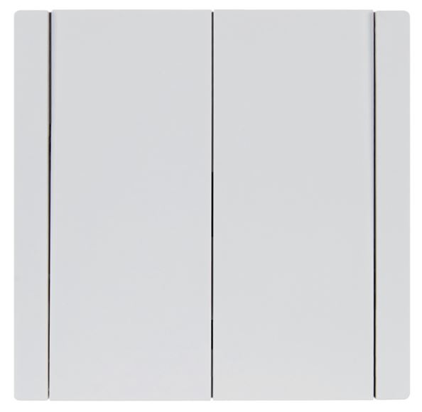 Выключатель двухклавишный IEK FP-V20-0-10-1-K01 FORTE&PIANO 10А FP205 белый
