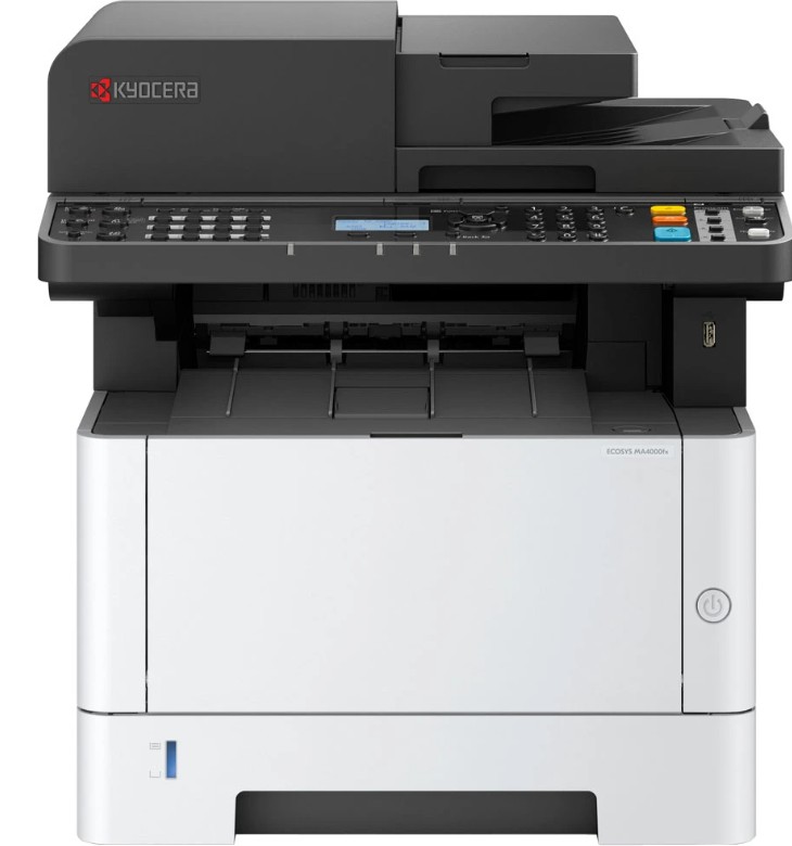 МФУ лазерное черно-белое Kyocera Ecosys MA4000fx 110C1B3NL0 А4, 40 стр/мин., принтер/сканер/копир/факс, 1200 dpi, 1GB, DADF, дуплекс, сеть, тонер 3600