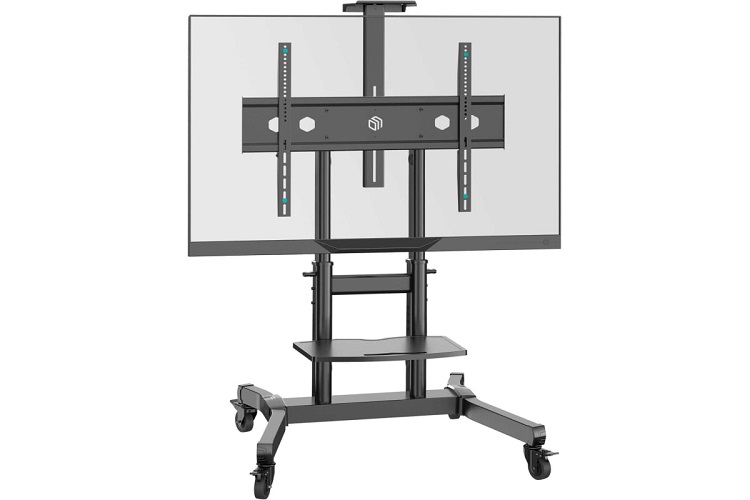 Стойка ONKRON TS1891 для телевизора черный 50"-90" макс.100кг мобильная напольная