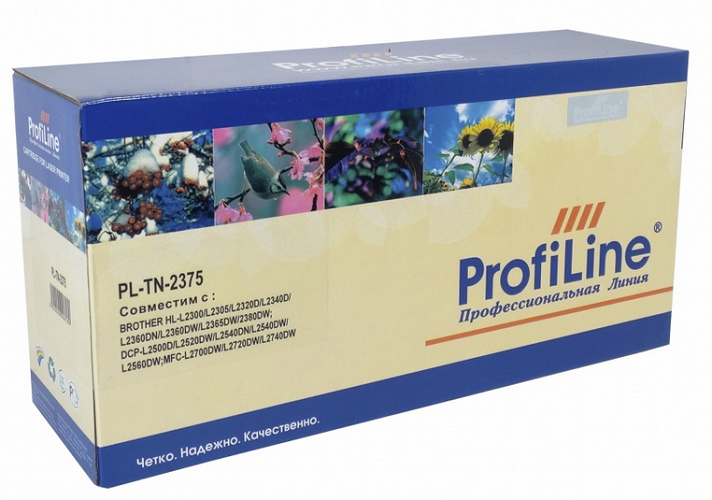 Картридж ProfiLine PL-TN-2375  для принтеров Brother DCP L2540DNR/L2560DWR/L2500DR/L2520DWR/ MFC L2720DWR/L2700DWR/L2740DWR/L2700WR/HL L2365DWR/L2340D PL_TN-2375