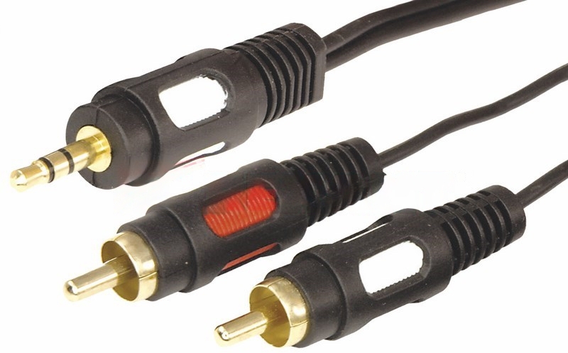 Кабель Rexant 17-4204 3.5мм стереоштекер - 2 RCA, 3м