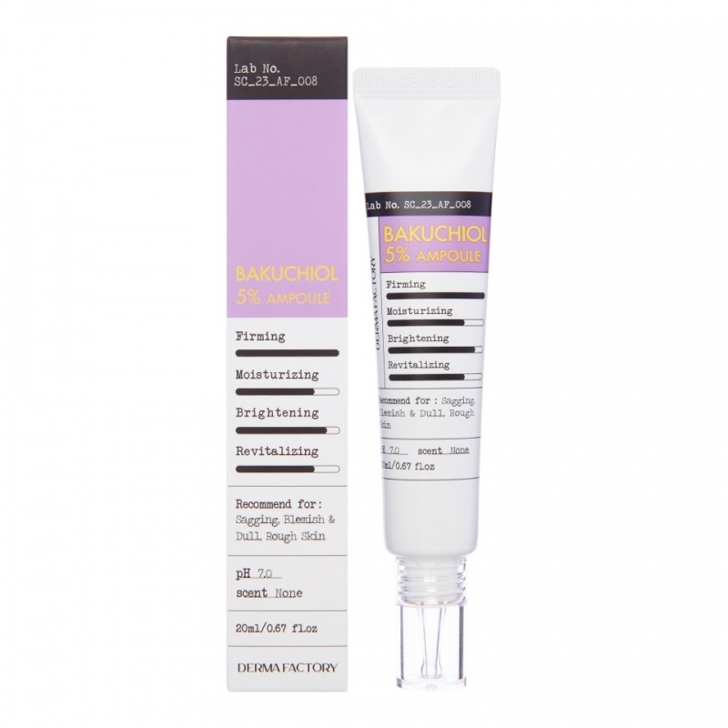 Сыворотка для лица Derma Factory Bakuchiol 5% Ampoule