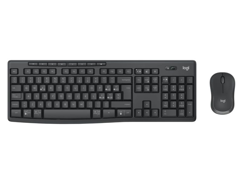 Клавиатура и мышь беспроводная (комплект) Logitech MK370 BT черный, 920-012082