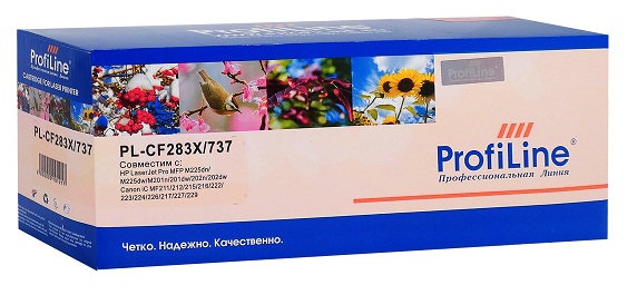 Картридж ProfiLine PL-CF283X/737  для принтеров HP LaserJet Pro MFP M127fn/M127fw/M201n/dw/M225dn/dw/Canon iC MF211/212/215/216/222/223/224/226/217/22 PL_CF283X/737