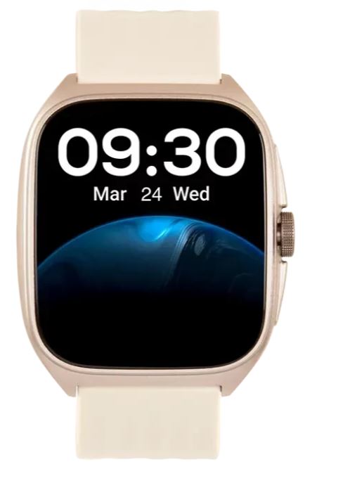 Часы TTEC Tempus Pro 2SW07KR 47mm Rectangular Case Smartwatch в прямоугольном алюминиевом корпусе с AMOLED-экраном. Цвет: кремовый