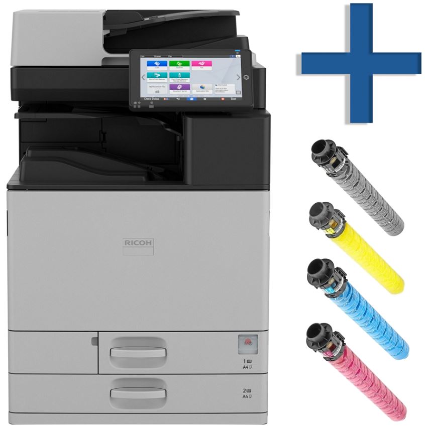 МФУ лазерное цветное Ricoh IM C4510 (419326) с комплектом картриджей МФУ Ricoh IM C4510 комплект