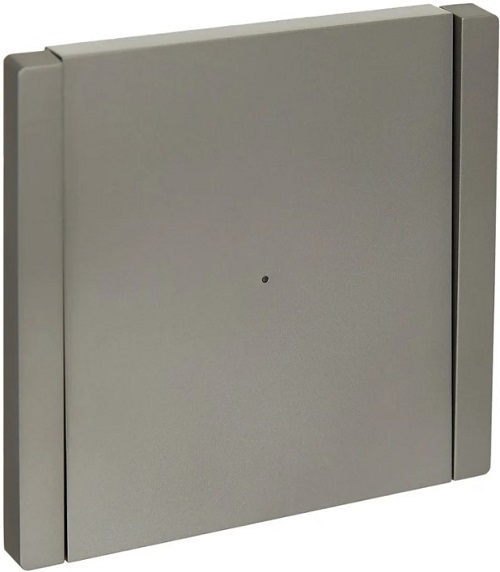 Переключатель одноклавишный IEK FP-V12-1-10-1-K46 FORTE&PIANO с инд. 10А FP504 сталь