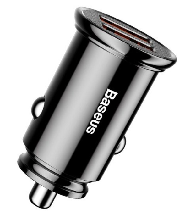 Зарядное устройство автомобильное Baseus CCALL-YD01 30W QC3.0, black