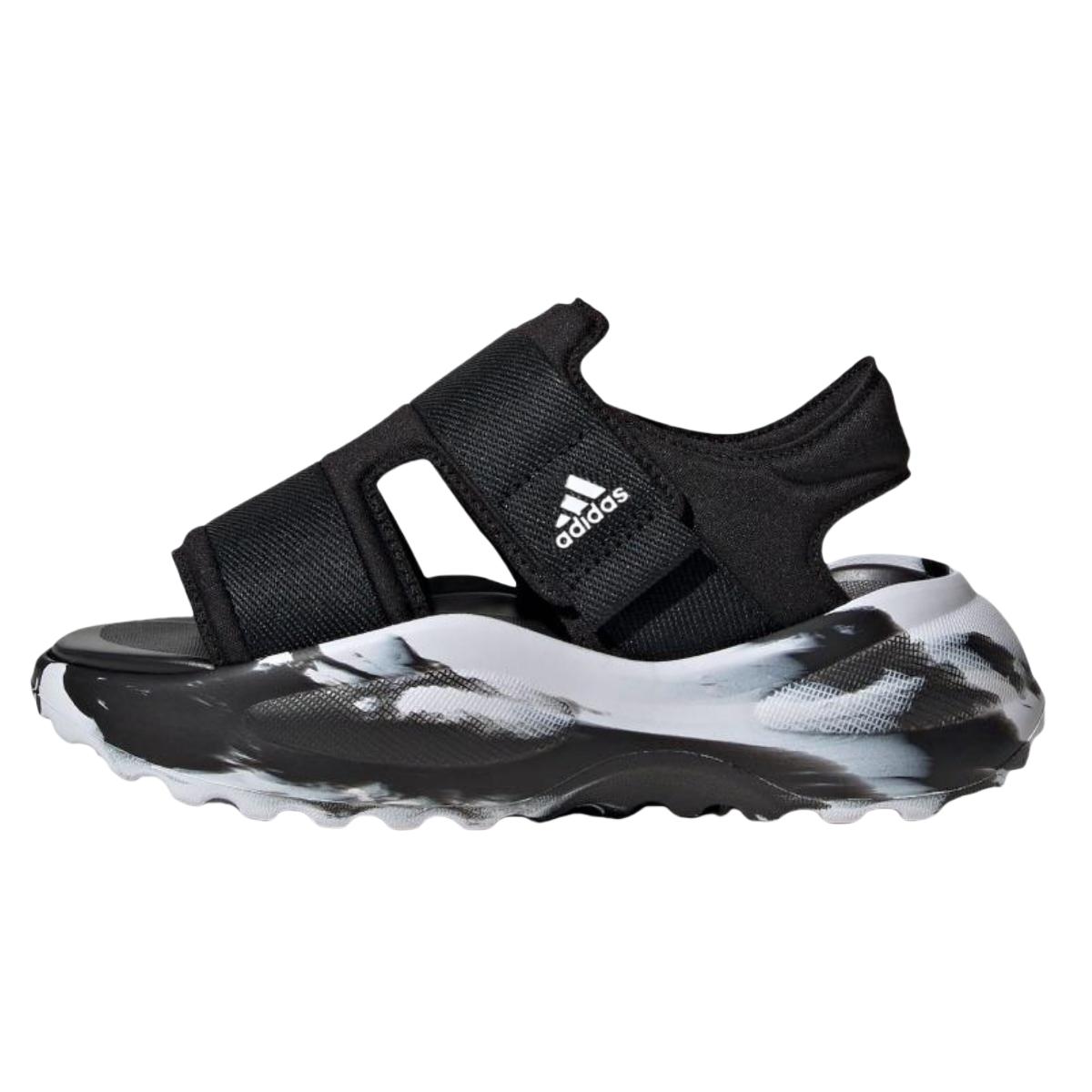 Adidas Mehana Нескользящие Амортизирующие Низкие Детские Сандалии Белый/Черный Детские JP5827 28 black