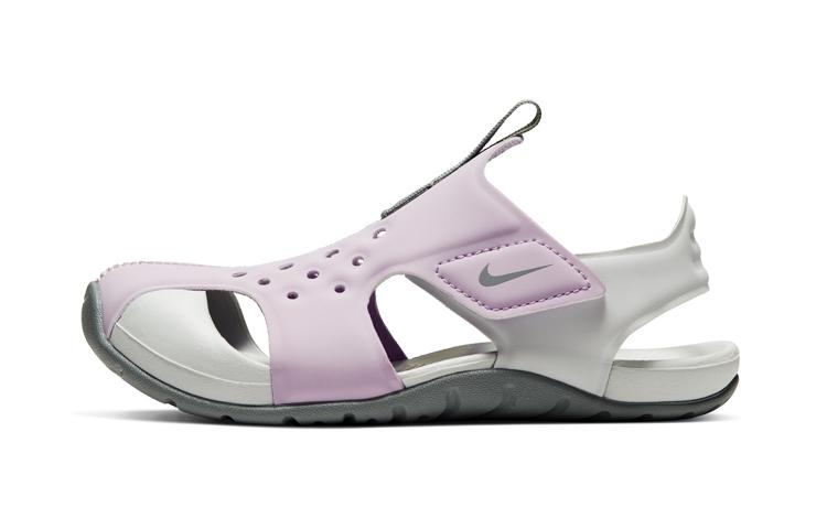 Сандалии Nike Sunray Protect 2 Низкие Фиолетово-серые Детские 943826-501 35