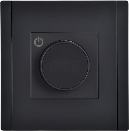 Термостат электронный IEK FP-RT11-K02 FORTE&PIANO с индикацией FP152 черный