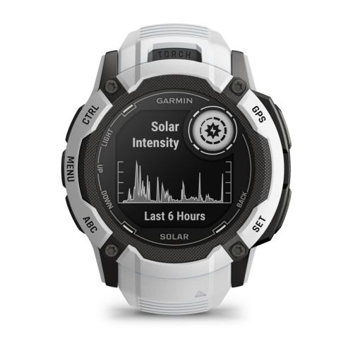 Часы Garmin Instinct 2X Solar 010-02805-04 50мм 1" MIP корп.белый/черный рем.белый