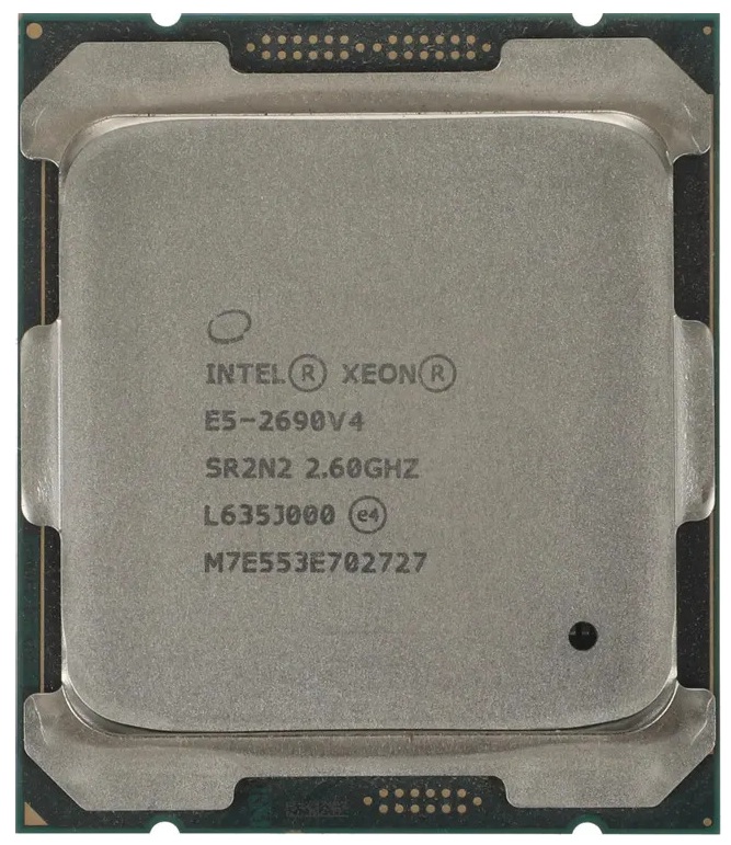 Процессор Intel Xeon E5-2690v4 CM8066002030908 2.6GHz - 3.5GHz Broadwell 14-Core (LGA2011-3, 35MB, TDP 135W, 9.6 GT/s QPI, 14nm) Tray