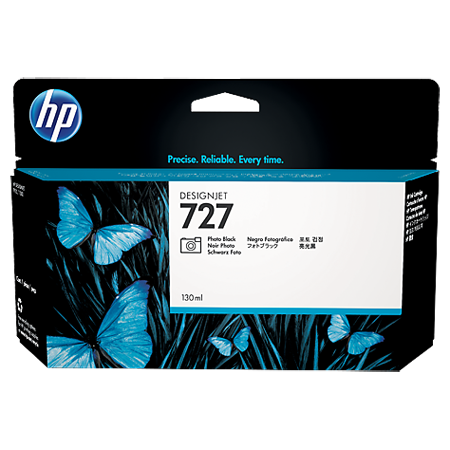 Картридж HP B3P23A №727 с чернилами фотографического черного цвета для принтеров Designjet T920/T1500, 130 мл