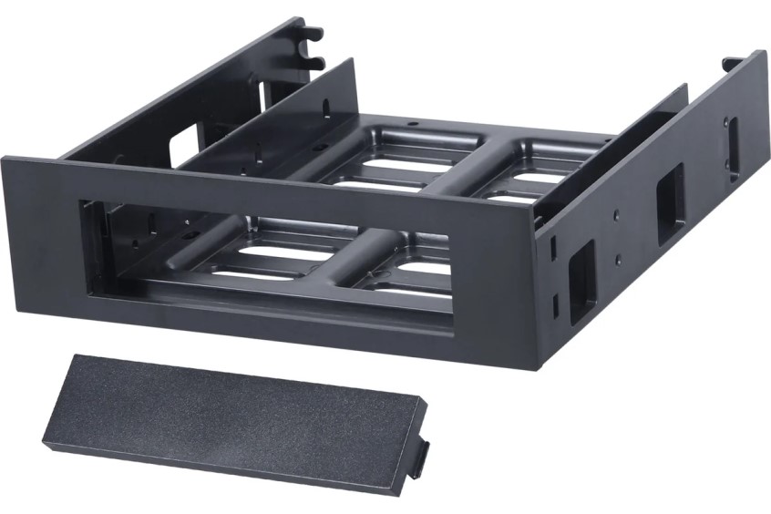 Салазки Gembird MF-35525 для установки HDD/SSD 2.5''/3.5'' в отсек 5.25", пластик