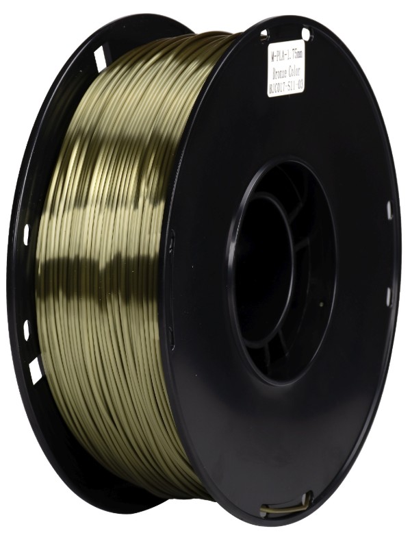 Пластик для принтера 3D PLA Cactus CS-3D-PLA-1KG-S-BRON d1.76мм 1кг L326м 1цв.