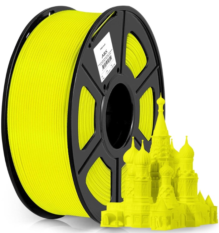 Пластик для принтера 3D PETG Cactus CS-3D-PETG-1KG-YELLOW D1.75ММ 1КГ L316М 1ЦВ.