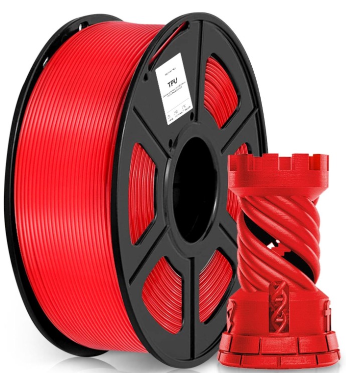 Пластик для принтера 3D TPU Cactus CS-3D-TPU-0.8KG-RED d1.75мм 0.8кг L336м 1цв.