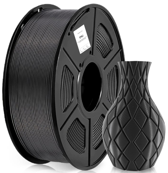 Пластик для принтера 3D TPU Cactus CS-3D-TPU-0.8KG-BLACK D1.75ММ 0.8КГ L336М 1ЦВ.