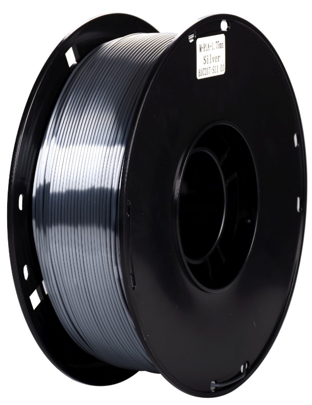 Пластик для принтера 3D PLA Cactus CS-3D-PLA-1KG-S-SILV d1.75мм 1кг L326м 1цв.