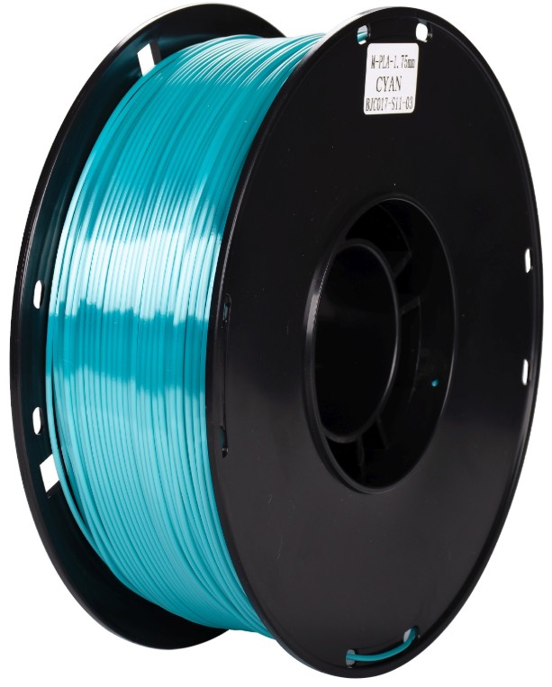 Пластик для принтера 3D PLA Cactus CS-3D-PLA-1KG-S-CYAN d1.75мм 1кг L326м 1цв.