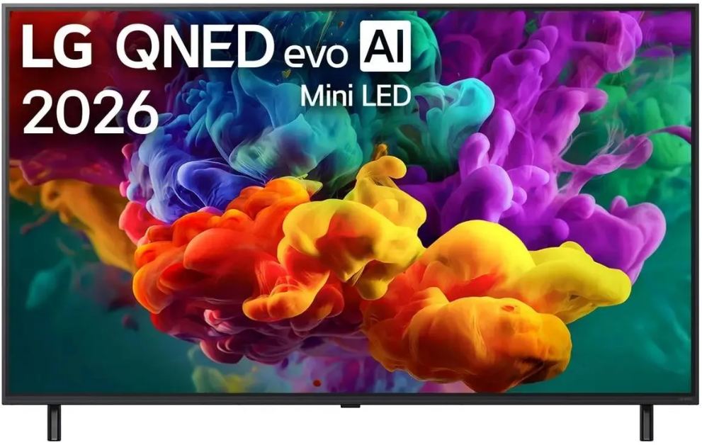 Телевизор LG 55QNED85B6C 55", Ultra HD, QNED MiniLED, Dynamic QNED Color, Edge Led, Precision Dimming Pro, AI Picture Pro, Smart TV (WebOS 26), Wi-Fi 55QNED85B6C.ARUG