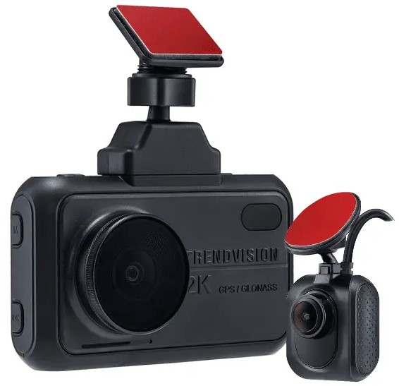 Видеорегистратор автомобильный TrendVision TDR-721S EVO PRO черный 5Mpix 1296x2304 1296p 170гр. GPS NTK96675 (1619881)