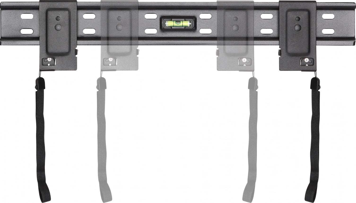 Кронштейн Hyundai SL-X1 HMS55XF050BK24 для телевизора черный 32"-55" макс.50кг настенный фиксированный