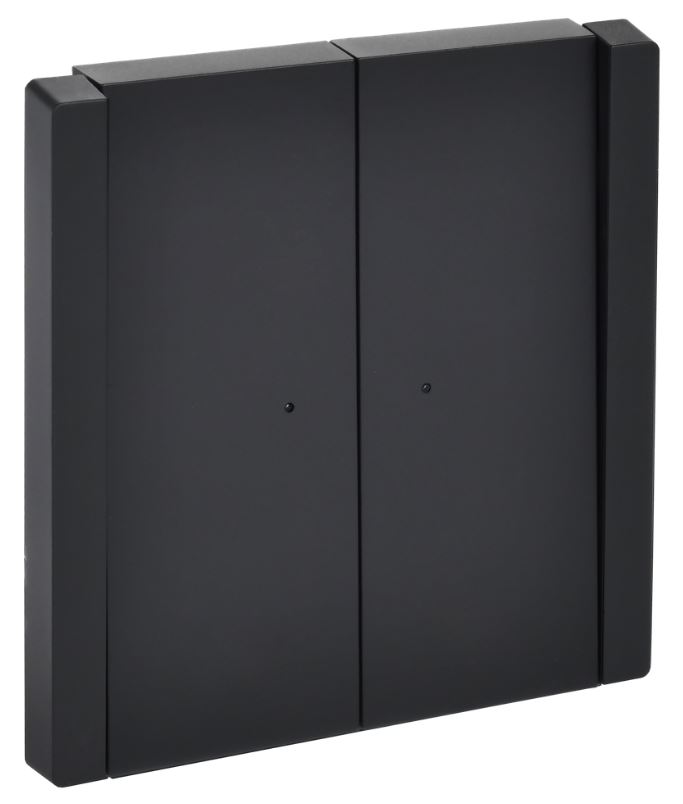 Выключатель двухклавишный с подсветкой IEK FP-V20-1-10-1-K02 FORTE&PIANO 10А FP106 черный