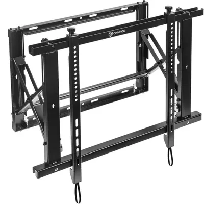 Кронштейн ONKRON PRO7M для телевизора черный 40"-70" макс.45кг настенный наклонно-выдвижной PRO7M black