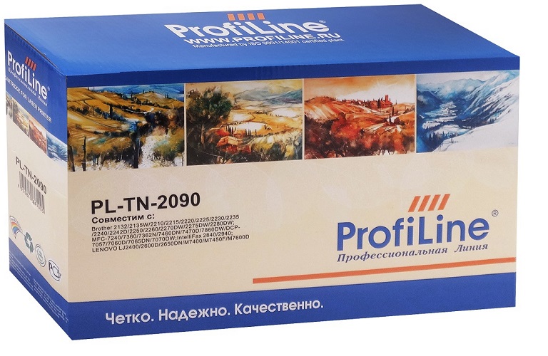 Картридж ProfiLine PL-TN-2090  для принтеров Brother HL-2130/2132/2132R/2135W/DCP-7055/7057/7057R 1000 копий ProfiLine PL_TN-2090